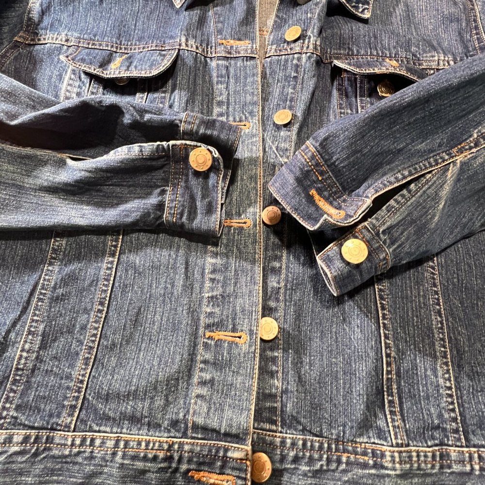 VTG 📌GEGRGE essentials 80s Denim Jacket - Picture 12 of 15